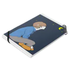 クロネノアトリエの夜空(気だるげ男子) Notebook :placed flat