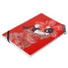 ダイスケリチャードの赤い花 Notebook :placed flat