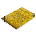 MENOICHI（メノイチ）▼Masaaki Medo Online Storeのダンボールコレクション「黄金の魔力」Cardboard Collection"the Power of Gold" Notebook :placed flat