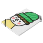 maniiiiの顔の白い小さき人 Notebook :placed flat