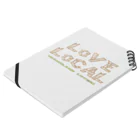 LOVE LOCAL JAPAN.orgのLoVE LoCAL Notebook :placed flat