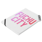 JIMOTOE Wear Local Japanの府中市 FUCHU CITY Notebook :placed flat