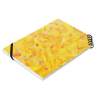 TULIPのYellow wave Notebook :placed flat