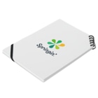 Springin’®オフィシャルショップのSpringin’ ロゴマーク Notebook :placed flat