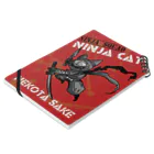 NINJA WARSのNINJA CAT Notebook :placed flat