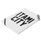 JIMOTOE Wear Local Japanの伊丹市 ITAMI CITY Notebook :placed flat