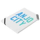 JIMOTO Wear Local Japanの安城市 ANJO CITY ノートの平置き