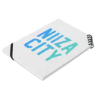 JIMOTOE Wear Local Japanの新座市 NIIZA CITY Notebook :placed flat