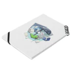 norwoのちび眼鏡ちゃん Notebook :placed flat