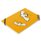 ハリネズミの世界のコウモリハリネズミ Notebook :placed flat