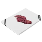 ミートショップフクハラのひき肉【肉のフクハラ】 Notebook :placed flat