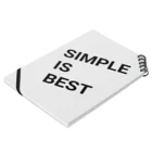 NEXT21のSIMPLE IS BEST ノートの平置き