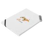 miniño（ミニーニョ）のミックス猫 Notebook :placed flat