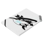 Umincyuのサメのシャーク Notebook :placed flat