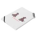 erumaのLove Miniature Schnauzer  Notebook :placed flat