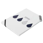 JOIEのJOIE  ｢雨｣ Notebook :placed flat