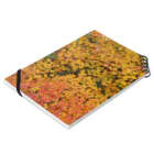 写真的徒然草の紅葉する風景 Notebook :placed flat