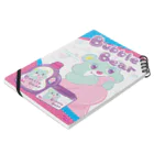 ♡かなえるちゃんハウス♡ のBubbleBear Notebook :placed flat