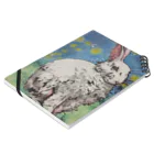 Yuko Patricia KyutokuのDaydreaming Rabbit Notebook :placed flat