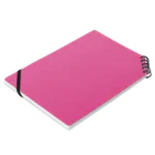 hueの日本の伝統色 0033 躑躅色 つつじいろ Notebook :placed flat