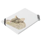 にゃんの猫ちゃんのソマリのRam Notebook :placed flat