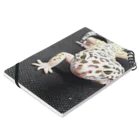 チェイタの爬虫類雑貨のレオパ マックスノー Notebook :placed flat