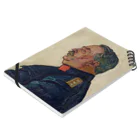 BenjiのPortrait of General Ulrich Wille Notebook :placed flat