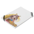 お狐こんこんプロジェクトの雷華#3 Notebook :placed flat