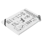 KAWAGOE GRAPHICSのHORSERACING GRAPHICS Notebook :placed flat