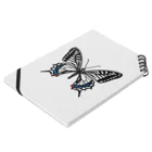 Alba spinaの揚羽蝶 ノートの平置き