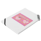 ジルトチッチのデザインボックスのバレンタイン Notebook :placed flat