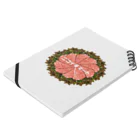 ニコイチマートの肉とサニーレタス Notebook :placed flat