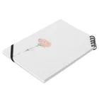 すみわたるのカーネーション　B　pink Notebook :placed flat