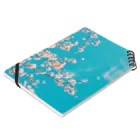 青空市場の青空と桜 Notebook :placed flat