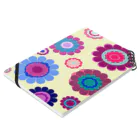 anesse気まぐれshopのretro flower Notebook :placed flat