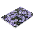 金欠ちゃんのなんか紫の花 Notebook :placed flat