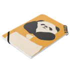 むり〜の抱えられパンダ Notebook :placed flat