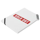 ぱとらっすの賢いぬ工房のSOLD OUT Notebook :placed flat