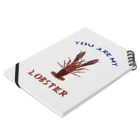 KAYのYou Are My Lobster Notebook :placed flat