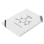 理系リコの【化学】カフェイン構造式【理系】 ノートの平置き