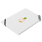 Kuso_mouseのニンジンニンゲン Notebook :placed flat