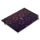 【ホラー専門店】ジルショップの紅×紫(ツートンカラー) Notebook :placed flat
