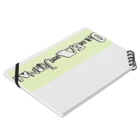 onlineartjournalのonlineartjournal オリジナルノート Notebook :placed flat
