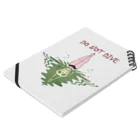 nidan-illustrationの"DO NOT DIVE" Notebook :placed flat