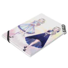 雪音storeの【数量限定】お祝い（昼・夜ver.）ノート Notebook :placed flat