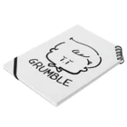 egu shopのGRUMBLE BOY ノートの平置き