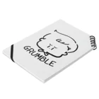 egu shopのGRUMBLE boy Notebook :placed flat
