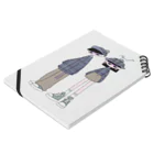 モーリー🐡💨の冬カラーファッション Notebook :placed flat