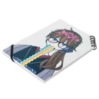 Emma KAWAII CollectionのOiran Emma Rainbow Puke Notebook :placed flat