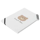 Simple StyleのSimple Bear Notebook :placed flat